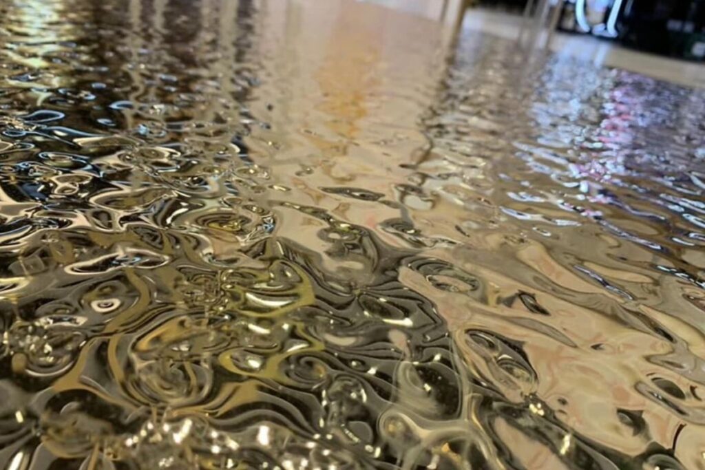 Water Ripple Silver Sheet in usa